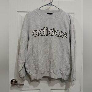 Adidas Vintage Oversized Crewneck Sweater